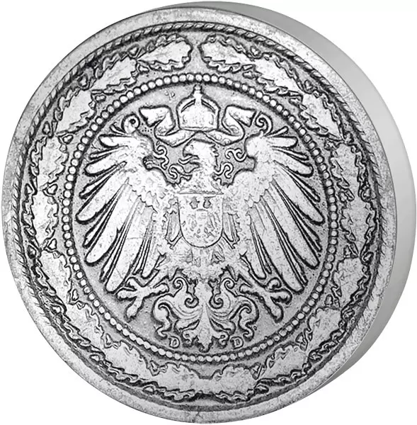 20 Pfennig Deutsches Kaiserreich - Großer Adler 1890-1892 sehr schön 20 Pfennig Deutsches Kaiserreich - Großer Adler 1890-1892 sehr schön