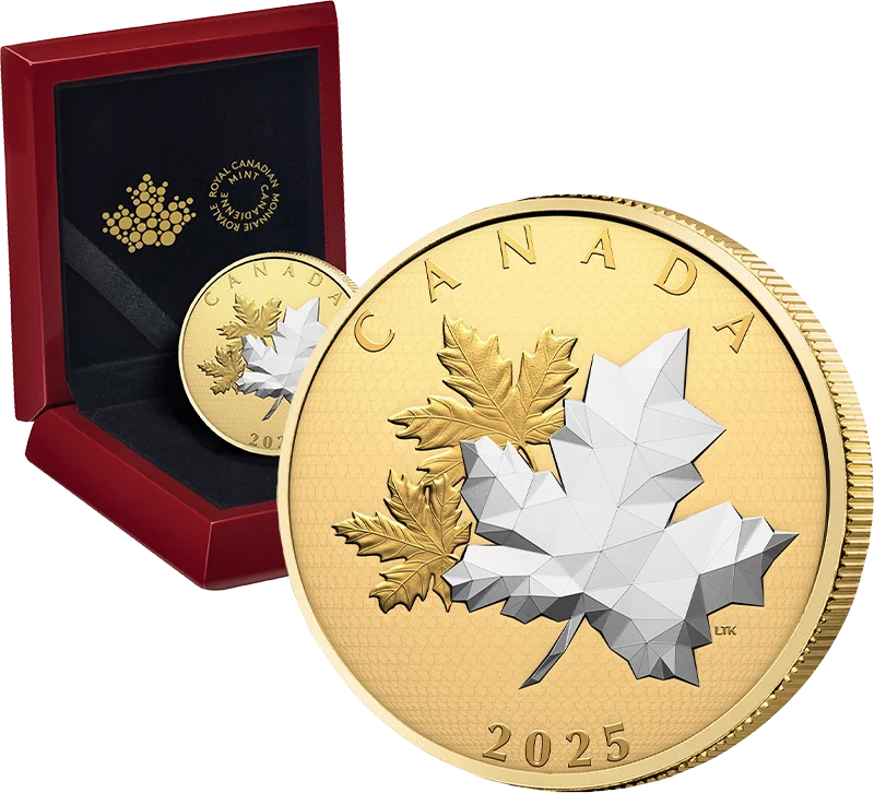 50 Dollars Kanada Maple Leaves in Motion 2025