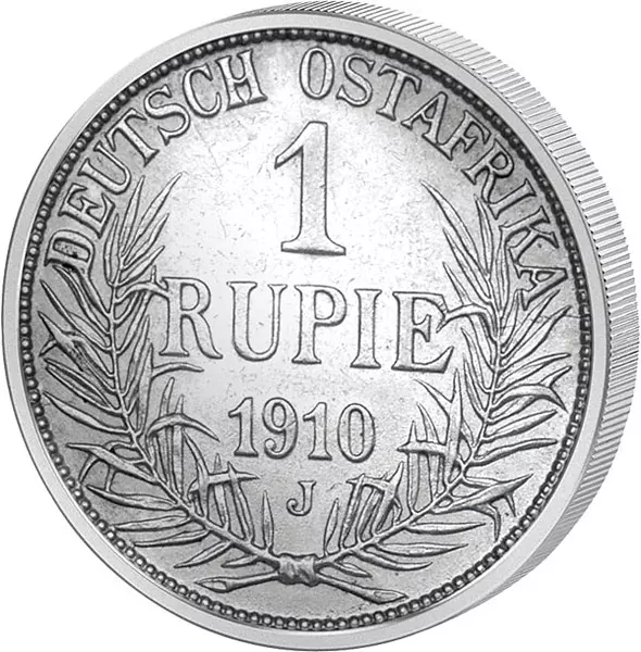 1 Rupie Deutsch-Ostafrika Kaiser Wilhelm II. 1904-1914 Sehr schön