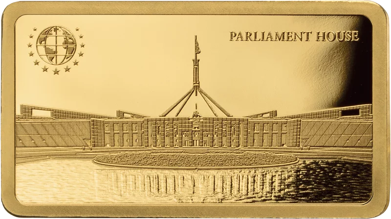 Goldbarren Unified Nations Welterbestätten II - Australien Parliament House