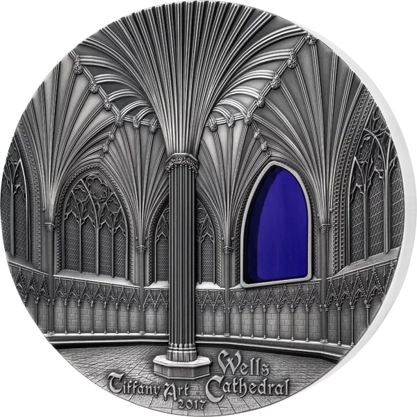 50 Dollars Palau Tiffany-Art Wells Cathedral 2017
