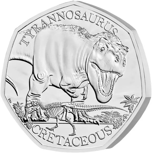 50 Pence Großbrianntien Dinosaurs - Tyrannosaurus 2024