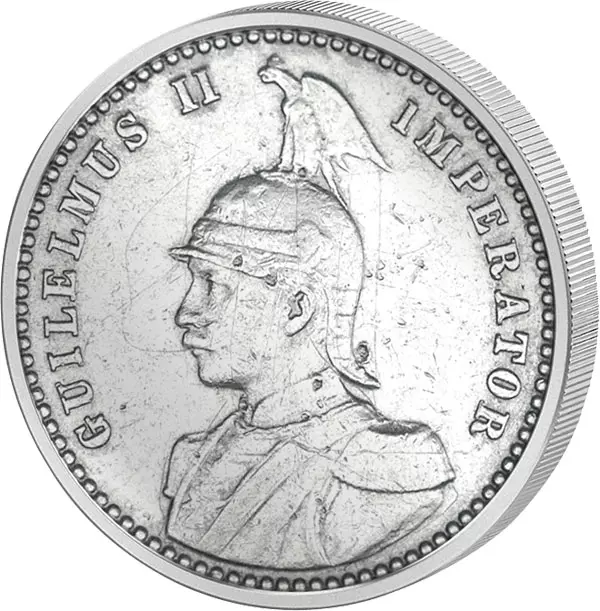 1/2 Rupie Deutsch-Ostafrika Kaiser Wilhelm II. 1904-1914