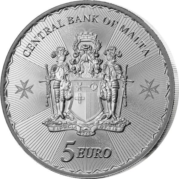 5 Euro Malta Malteserkreuz 2025 Shiny Gold Edition