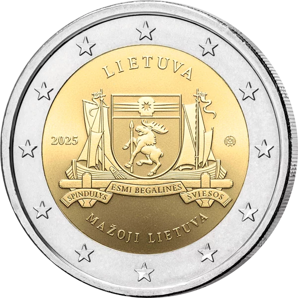2 Euro Litauen  Ethnografische Regionen Klein-Littauen 2025