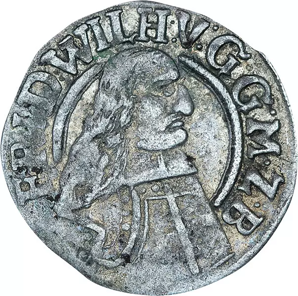 Groschen Brandenburg-Preußen Kurfürst Friedrich Wilhelm 1651-1661