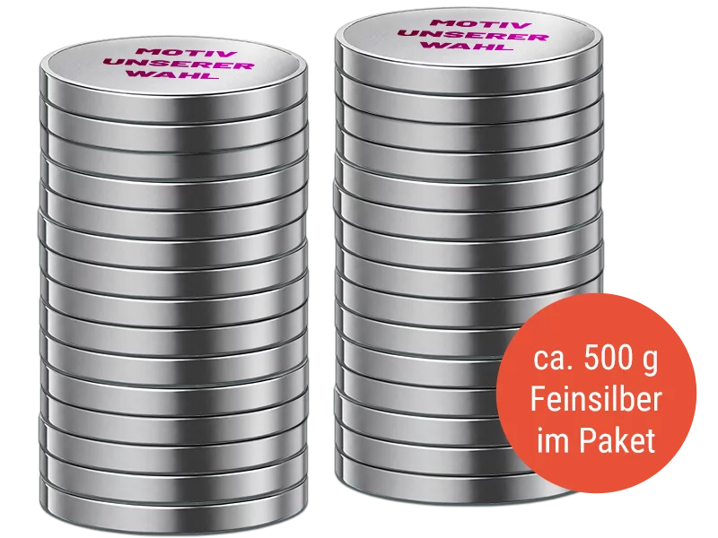 Silber-Überraschungspaket mit ca. 500 Gramm Feinsilber