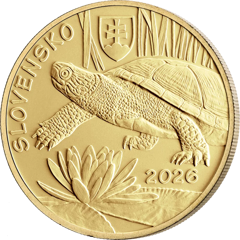 5 Euro Slowakei Flora und Fauna Europäische Sumpfschildkröte 2026