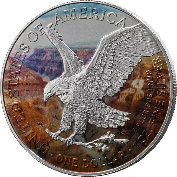 1 Dollar USA Eagle 2026 Premium Eagle Selection mit Chromonite Colour Application