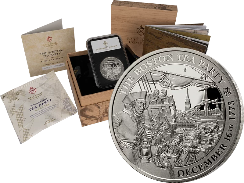 1 Pound St. Helena 250 Jahre Boston Tea Party 2023