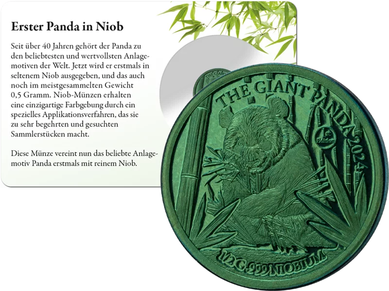 10 Francs Ruanda Niob-Panda 2024