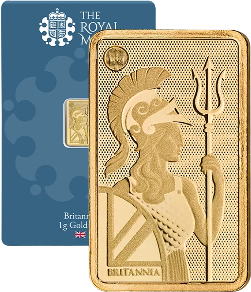 1 Gramm Goldbarren Britannia Bullion Bar