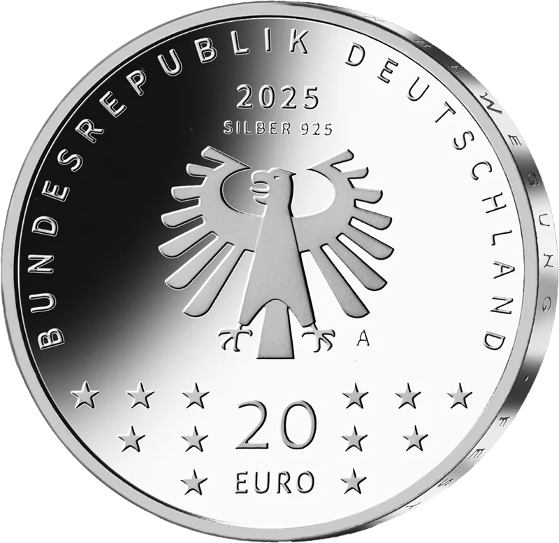 20 Euro BRD 75. Berlinale 2025 Polierte Platte