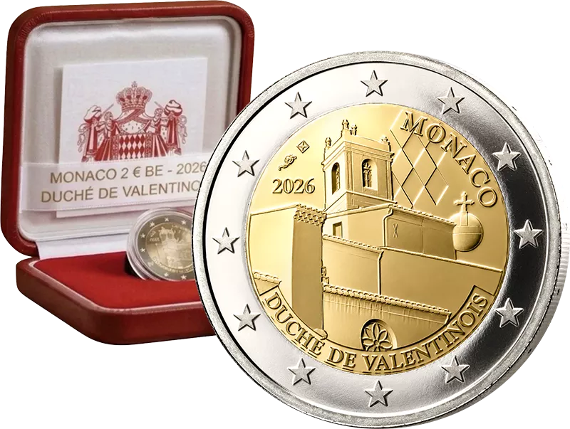 2 Euro Monaco Die alten Lehen der Grimaldis - Herzogtum Valentinois 2026