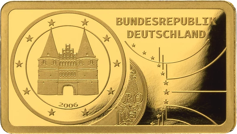 Goldbarren-Kollektion: 20 Jahre 2-Euro-Gedenkausgaben