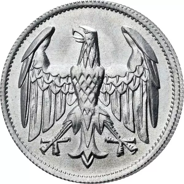 3 Mark Weimarer Republik Adler ohne Inschrift 1922