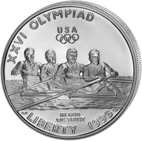 1 Dollar USA Olympiade Atlanta Rudern 1996