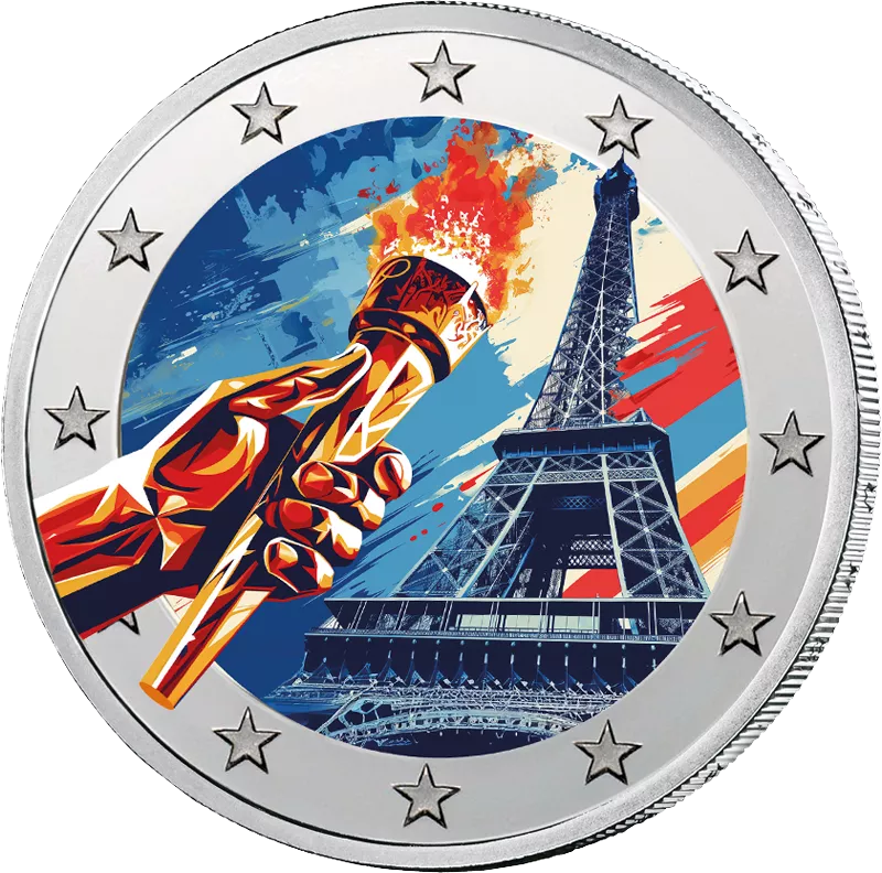 2-Euro-Künstlerausgabe Olympische Spiele Paris
