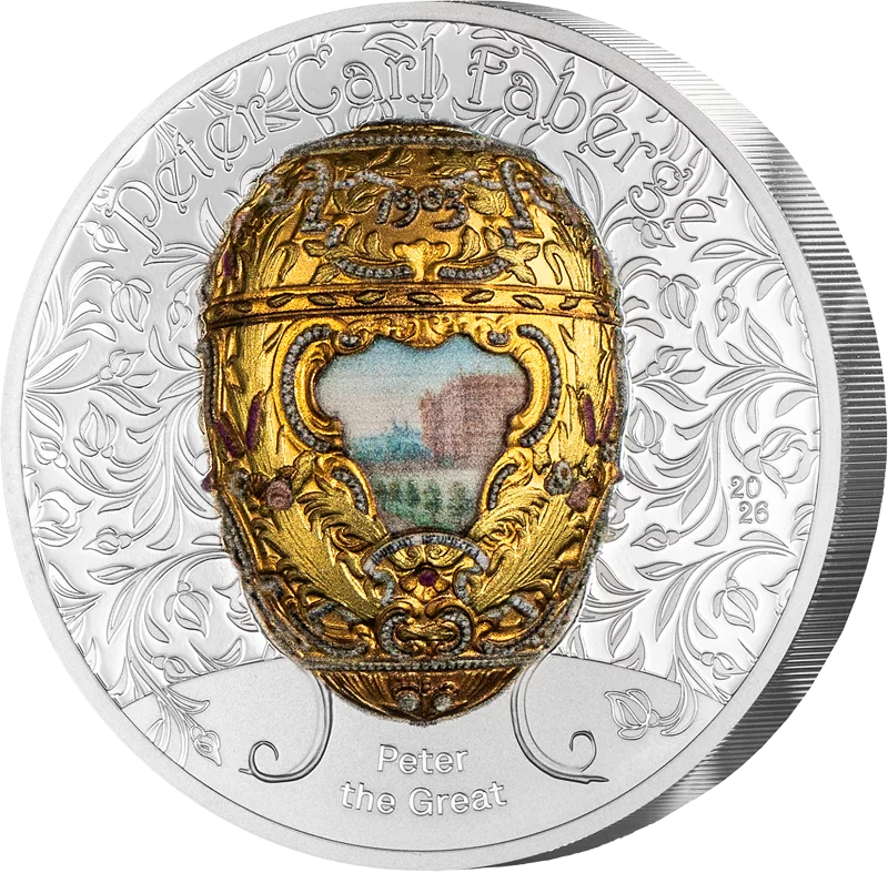 1.000 Togrog Mongolei Peter Carl Fabergé - Peter the Great 2026