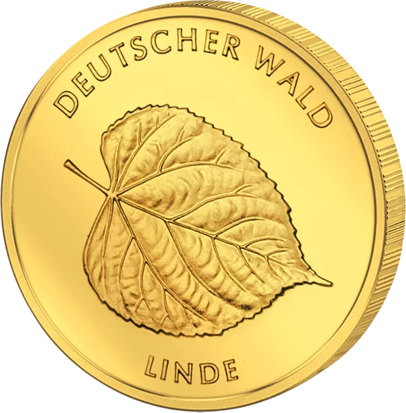 20 Euro BRD Deutscher Wald Linde 2015 vorzüglich bis Stempelglanz