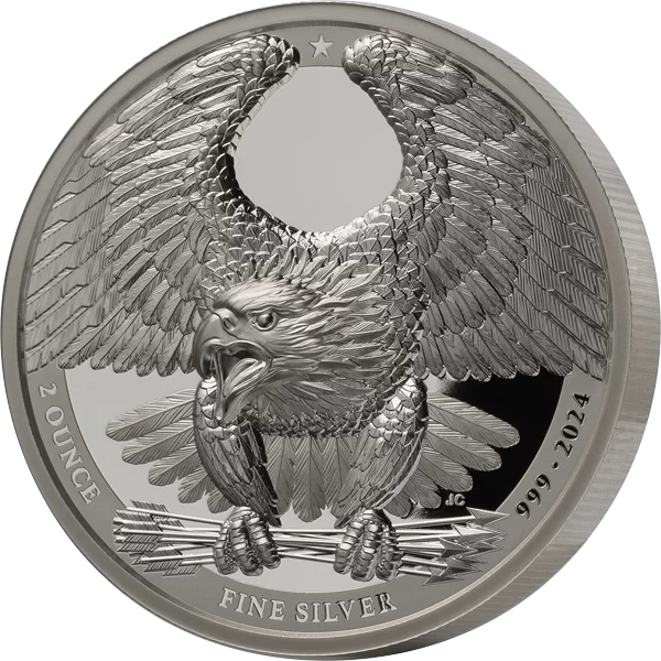 5 Pounds Alderney Bald Eagle 2024