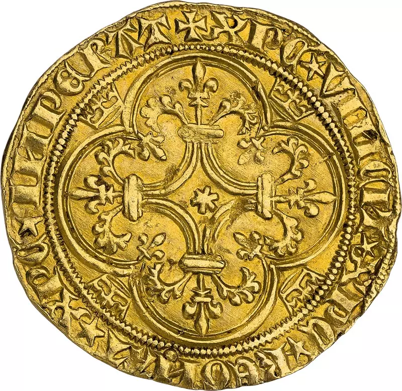 Ecu d'or à la couronne Frankreich König Karl VI. 1380 - 1422