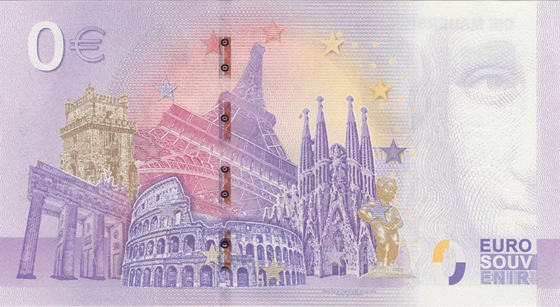 0-Euro-Banknote Slowakei Trencin 2026