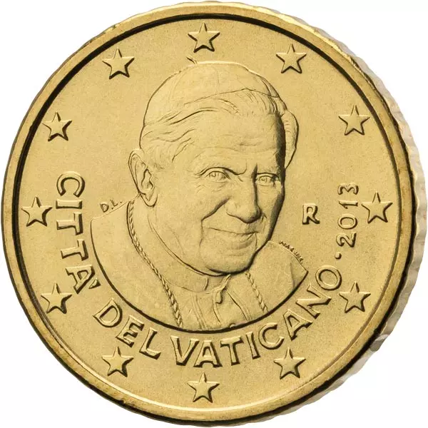 50 Cent Gedenkbrief Vatikan Rücktritt Benedikt XVI 2013
