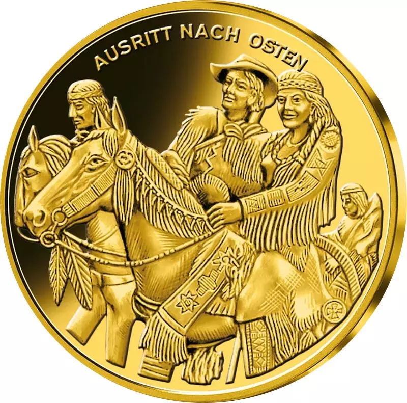 Medaille Karl May - Ausritt nach Osten