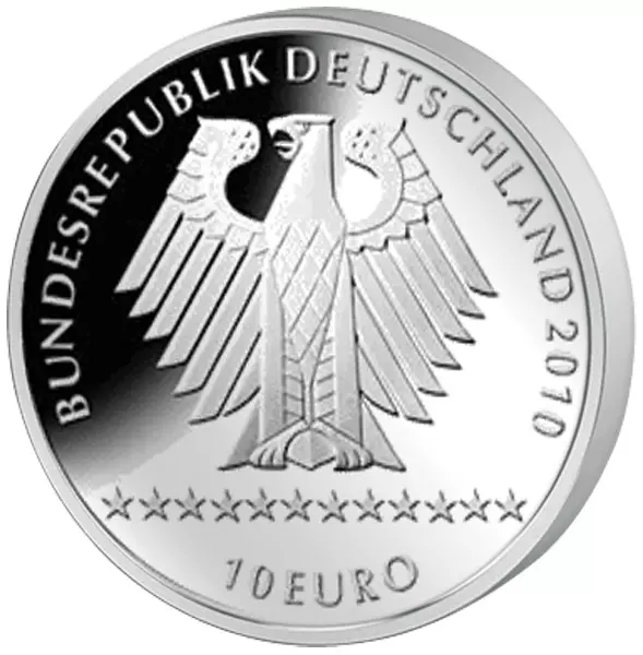 10 Euro BRD FIS Alpine Ski-WM 2011 2010 Polierte Platte 
