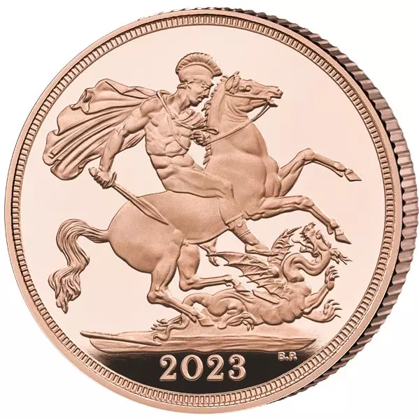 Coronation Sovereign Großbritannien Gekrönter Charles III. 2023 PP