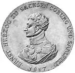 Konventionstaler Sachsen-Coburg-Saalfeld Herzog Ernst 1817