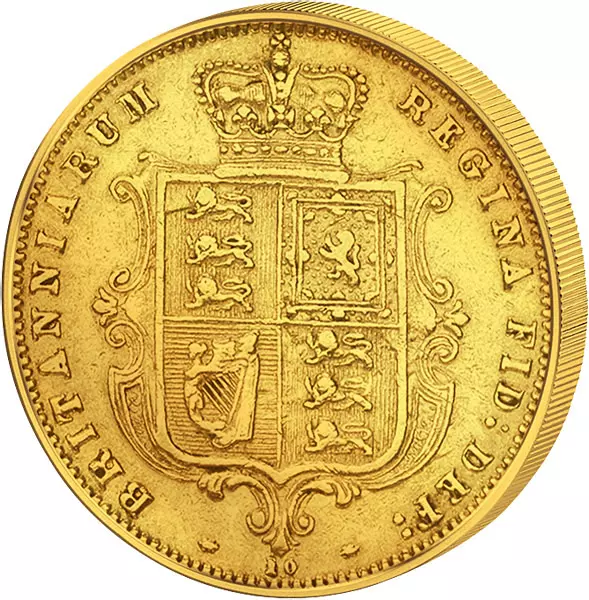 1/2 Sovereign Großbritannien Königin Victoria 1838-1885