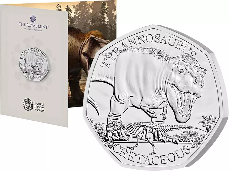 50 Pence Großbrianntien Dinosaurs - Tyrannosaurus 2024