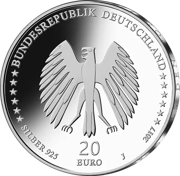 20 Euro BRD Bremer Stadtmusikanten 2017 Polierte Platte