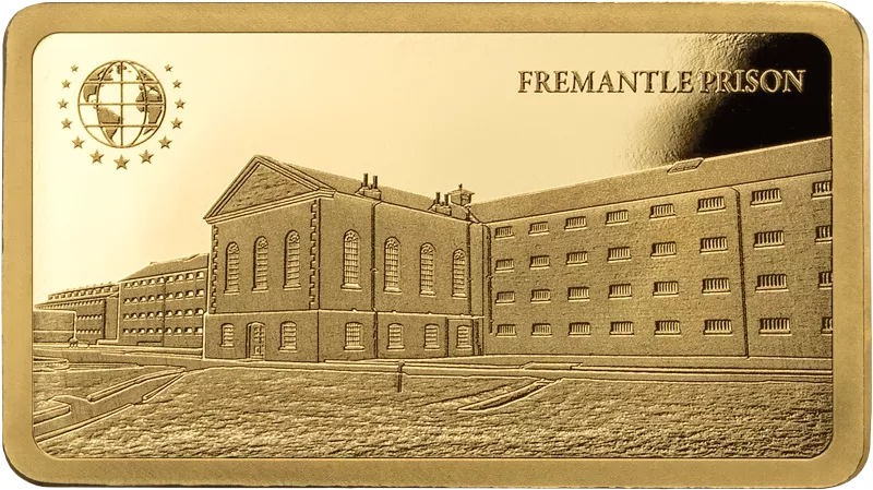 Goldbarren Unified Nations Welterbestätten II - Freemantle Prison