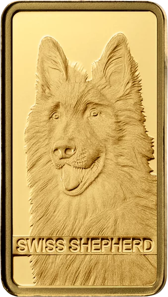 1 Gramm Goldbarren Schweiz Swiss Shepherd
