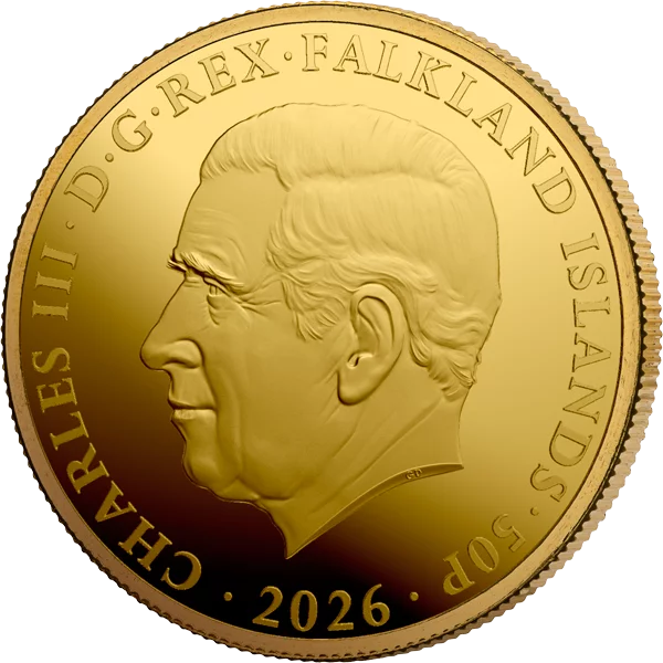 50 Pence Falklandinseln Southern Rockhopper Penguin 2026