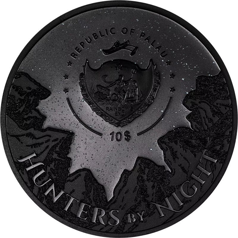 10 Dollars Palau Hunters by Night - Caiman 2023