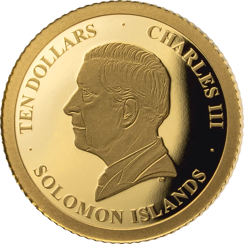 10 Dollars Salomonen Classic Gold Eisenbahn 2025