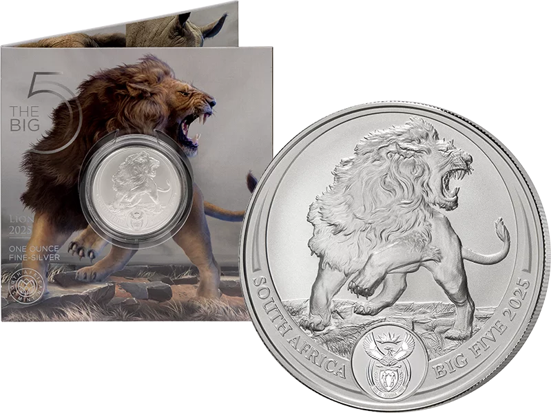 5 Rand Südafrika Big Five - Lion 2025