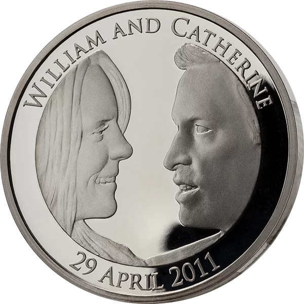 5 Pounds Großbritannien Hochzeit William und Kate 2011