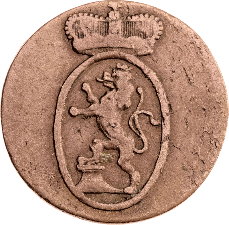 1 Pfennig  Reuß Fürst Heinrich XIX 1817 und 1819 - 1832