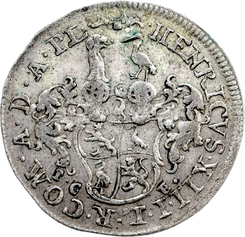 1/12 Taler Reuß-Schleiz Heinrich XII. 1763