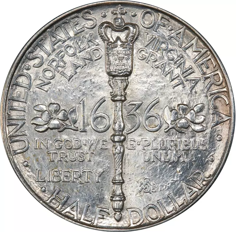 1/2 Dollar USA Norfolk 1936