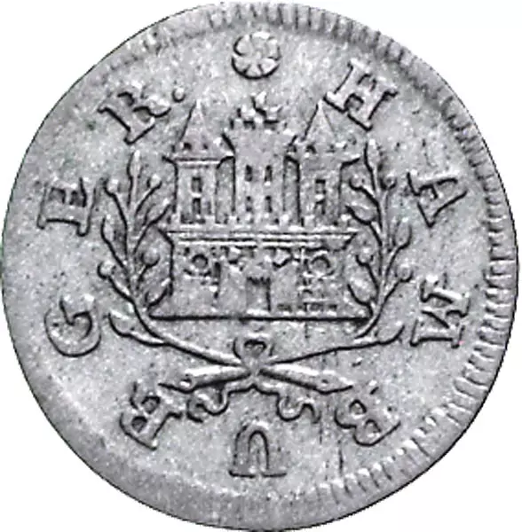 1 Schilling Hamburg Freie und Hansestadt 1725-1768