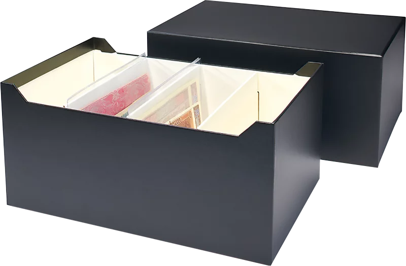 Archivbox LOGIK DIMITRI mit Deckel  für Banknoten schwarz