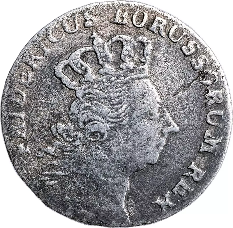 Sechsgröscher Brandenburg-Preußen König Friedrich II. 1770-1781