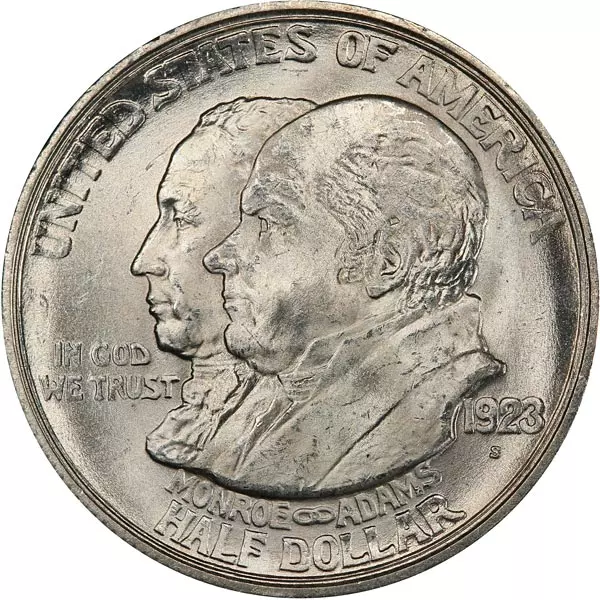 1/2 Dollar USA Monroe Adams 1923