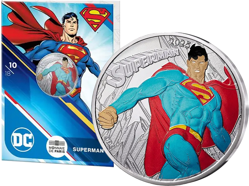 10 Euro Frankreich Superman 2025